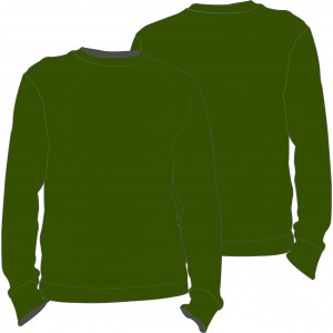 SWEAT C/PUNHO COS EM RIBE ARMY DGRF SWEAT C/PUNHO COS EM RIBE ARMY DGRF